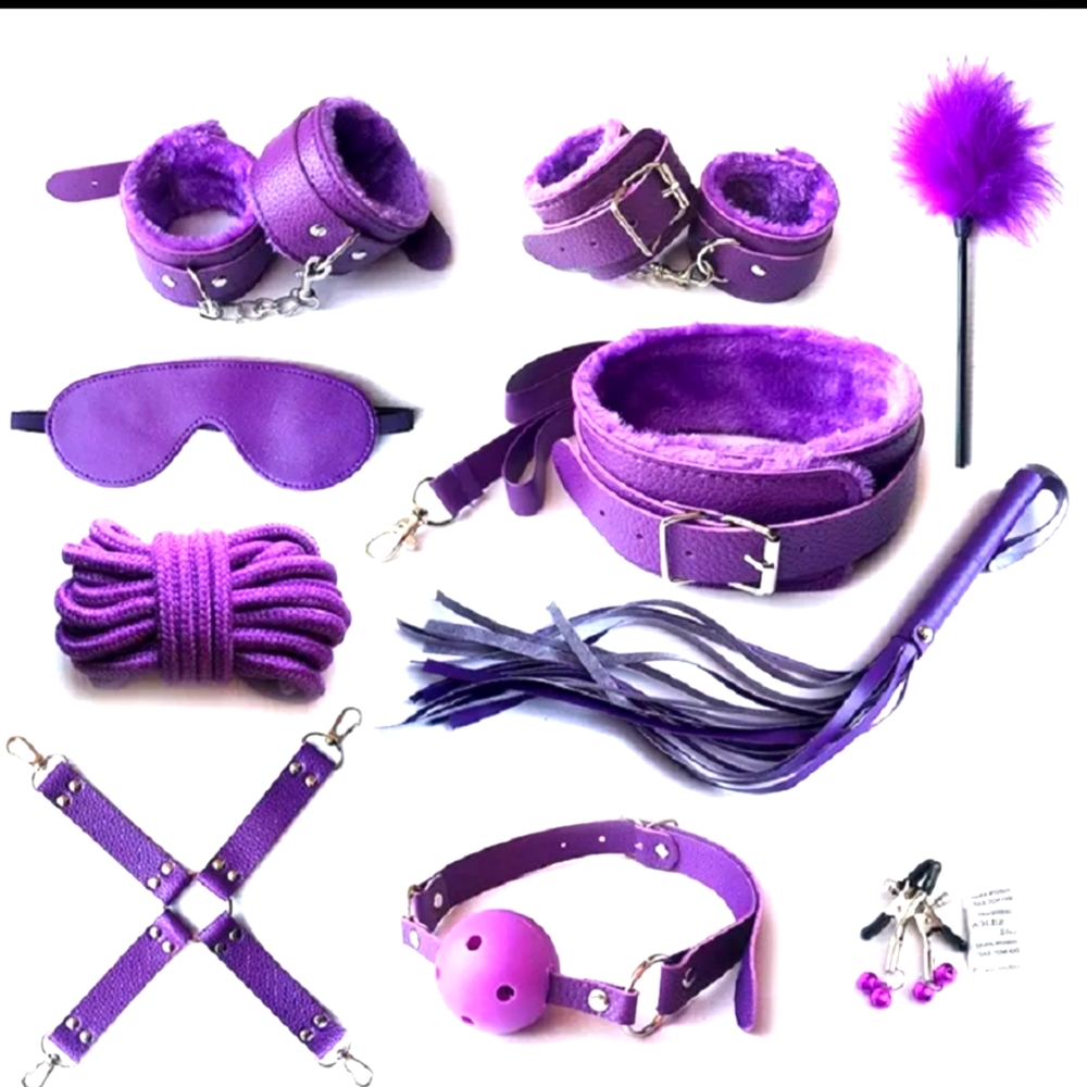 New BDSM Adult Beginner Set Purple